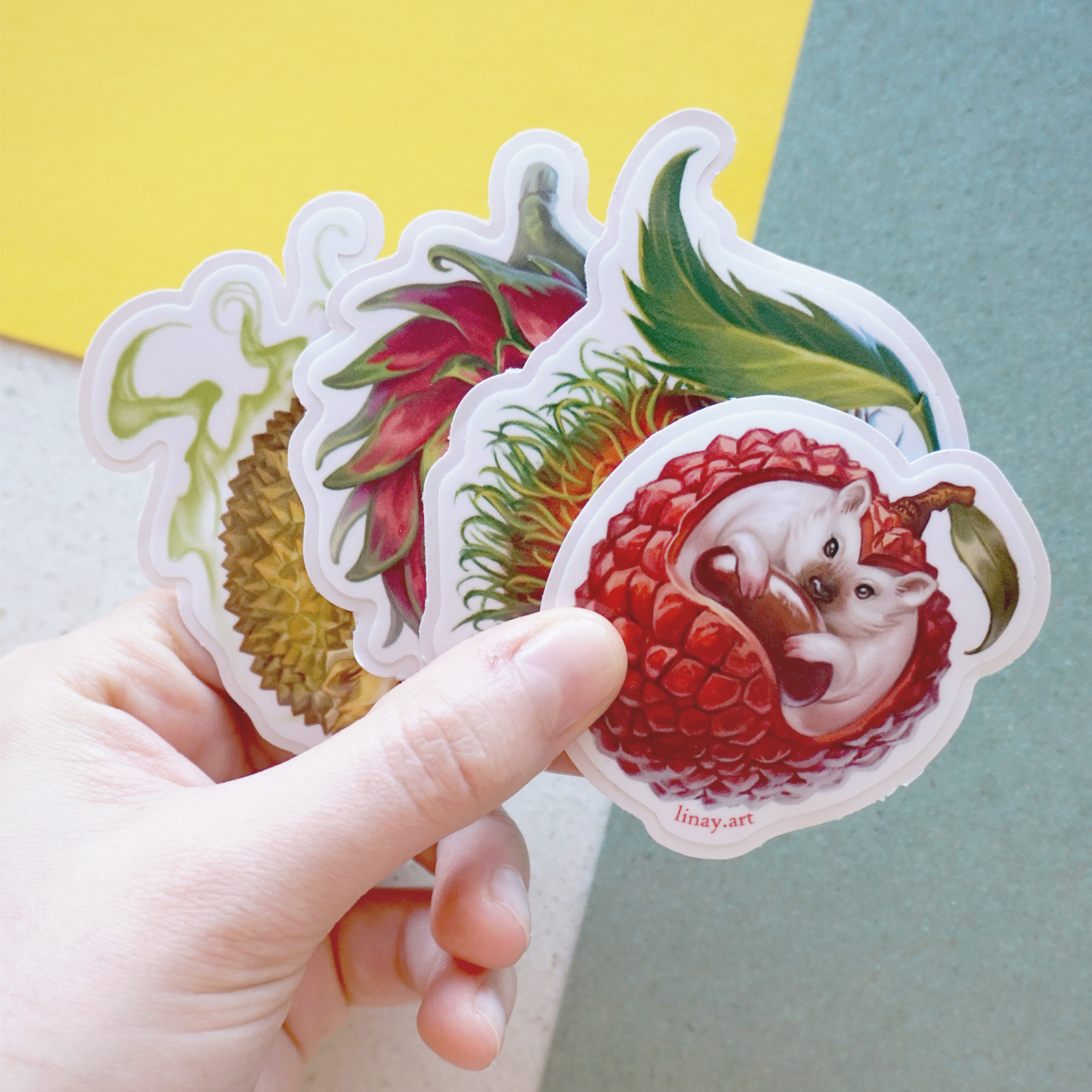 Fruit Hedgehog Sticker Bundle - Image 2