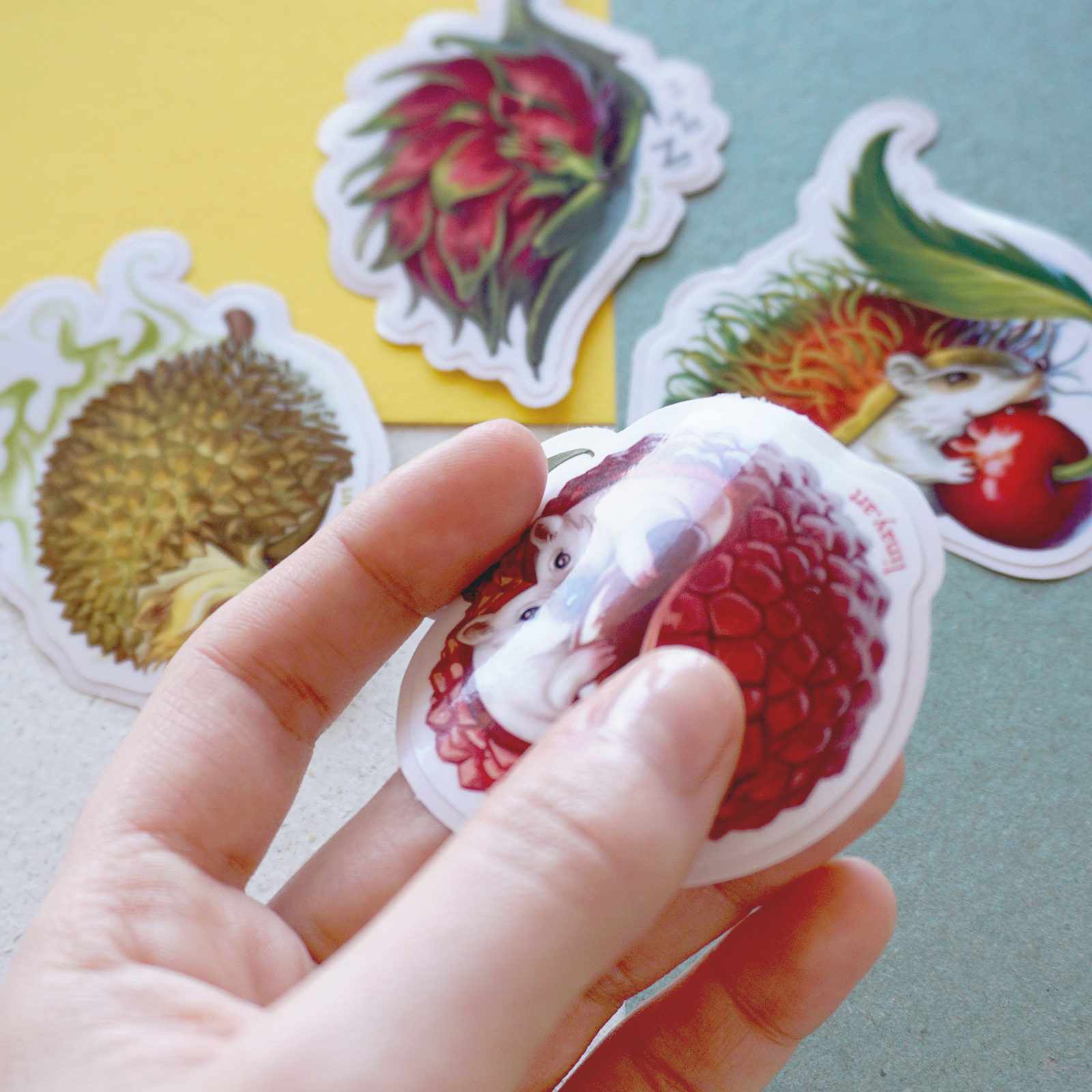 Fruit Hedgehog Sticker Bundle - Image 7