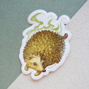 Durian Hedgehog Sticker