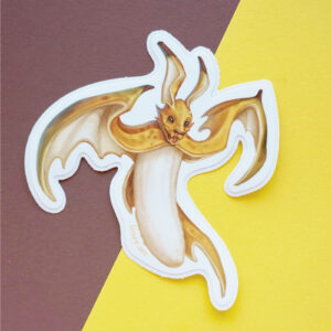 Banana Bat Sticker