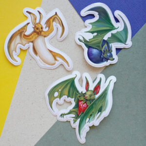 Berry Bat Sticker Bundle