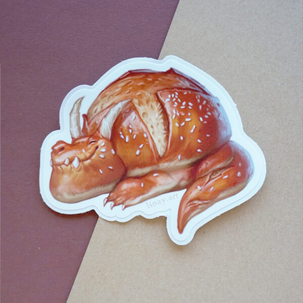 Bun Dragon Sticker