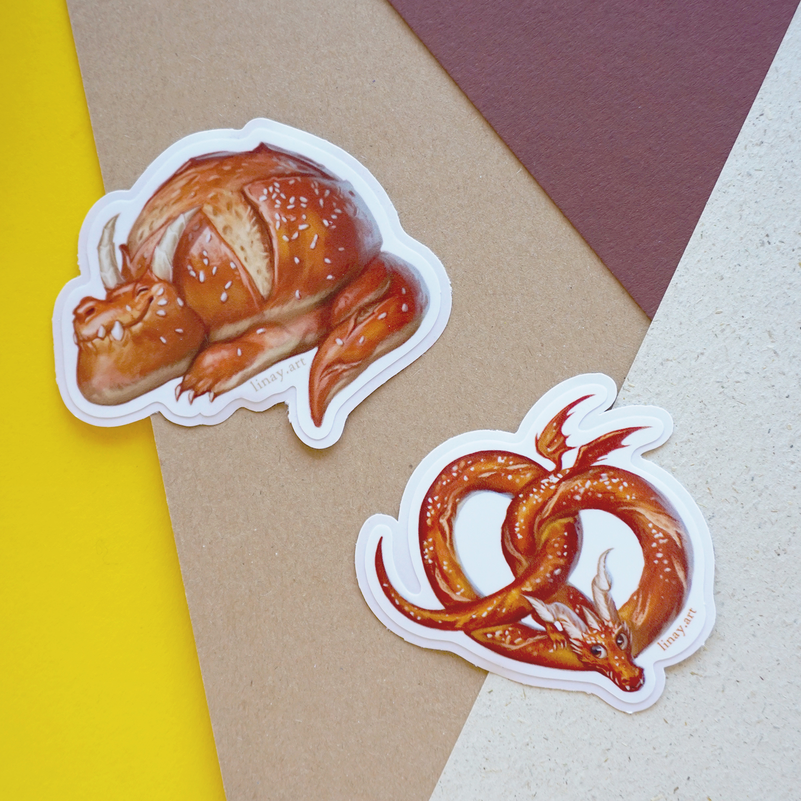 Bread Dragons Sticker Bundle